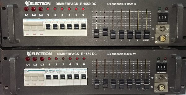 Electron Dimmer Pack E1550DC-6Channels-3000W